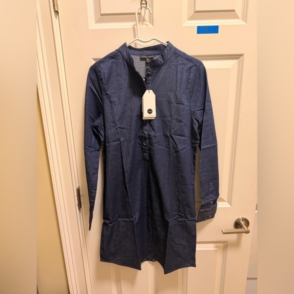 Women’s Universal Standard Hannah Denim Shirt Dress NWT Size 4XS